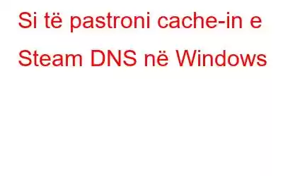 Si të pastroni cache-in e Steam DNS në Windows