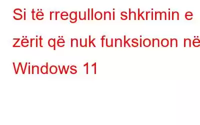 Si të rregulloni shkrimin e zërit që nuk funksionon në Windows 11