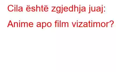 Cila është zgjedhja juaj: Anime apo film vizatimor?