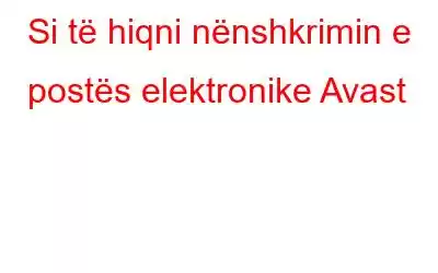 Si të hiqni nënshkrimin e postës elektronike Avast