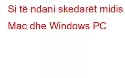 Si të ndani skedarët midis Mac dhe Windows PC