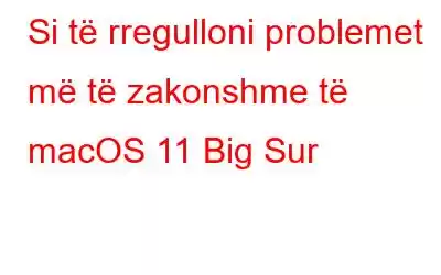 Si të rregulloni problemet më të zakonshme të macOS 11 Big Sur