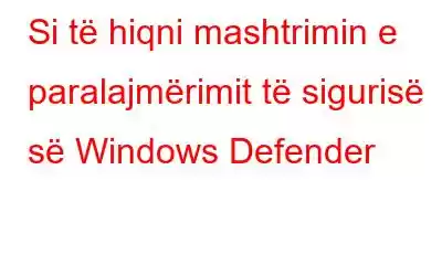 Si të hiqni mashtrimin e paralajmërimit të sigurisë së Windows Defender