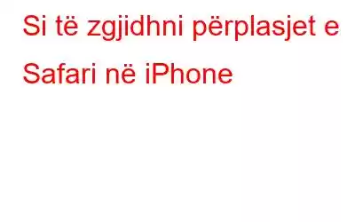 Si të zgjidhni përplasjet e Safari në iPhone