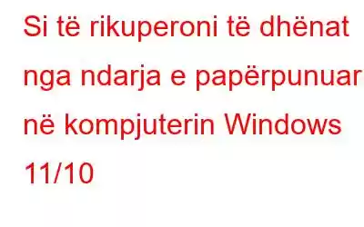 Si të rikuperoni të dhënat nga ndarja e papërpunuar në kompjuterin Windows 11/10