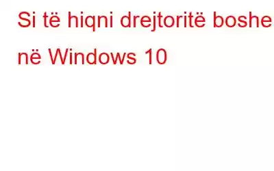 Si të hiqni drejtoritë boshe në Windows 10