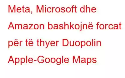 Meta, Microsoft dhe Amazon bashkojnë forcat për të thyer Duopolin Apple-Google Maps