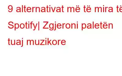 9 alternativat më të mira të Spotify| Zgjeroni paletën tuaj muzikore