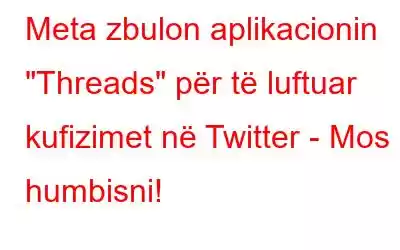 Meta zbulon aplikacionin 