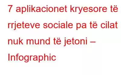 7 aplikacionet kryesore të rrjeteve sociale pa të cilat nuk mund të jetoni – Infographic