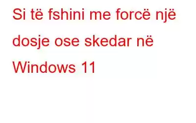 Si të fshini me forcë një dosje ose skedar në Windows 11