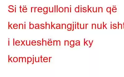 Si të rregulloni diskun që keni bashkangjitur nuk ishte i lexueshëm nga ky kompjuter