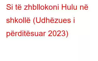 Si të zhbllokoni Hulu në shkollë (Udhëzues i përditësuar 2023)