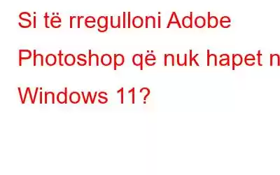 Si të rregulloni Adobe Photoshop që nuk hapet në Windows 11?