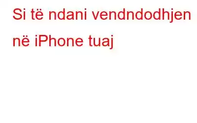 Si të ndani vendndodhjen në iPhone tuaj