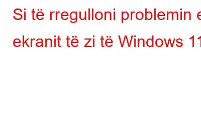 Si të rregulloni problemin e ekranit të zi të Windows 11?