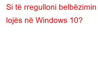 Si të rregulloni belbëzimin e lojës në Windows 10?