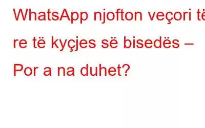 WhatsApp njofton veçori të re të kyçjes së bisedës – Por a na duhet?