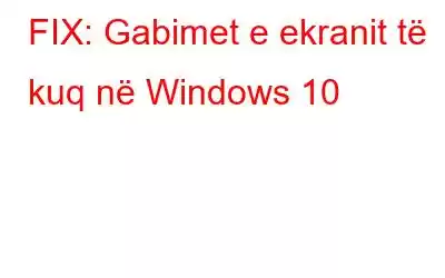 FIX: Gabimet e ekranit të kuq në Windows 10