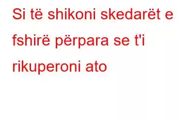 Si të shikoni skedarët e fshirë përpara se t'i rikuperoni ato