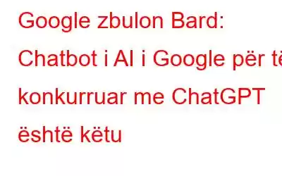 Google zbulon Bard: Chatbot i AI i Google për të konkurruar me ChatGPT është këtu