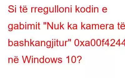 Si të rregulloni kodin e gabimit 