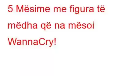 5 Mësime me figura të mëdha që na mësoi WannaCry!