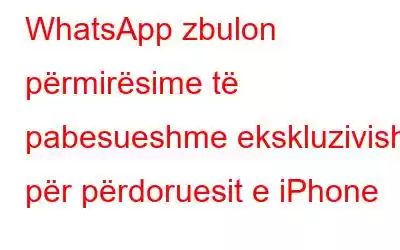 WhatsApp zbulon përmirësime të pabesueshme ekskluzivisht për përdoruesit e iPhone