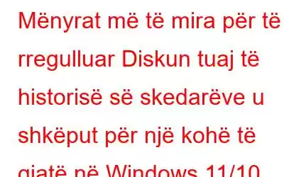 Mënyrat më të mira për të rregulluar Diskun tuaj të historisë së skedarëve u shkëput për një kohë të gjatë në Windows 11/10