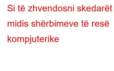 Si të zhvendosni skedarët midis shërbimeve të resë kompjuterike