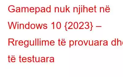 Gamepad nuk njihet në Windows 10 {2023} – Rregullime të provuara dhe të testuara