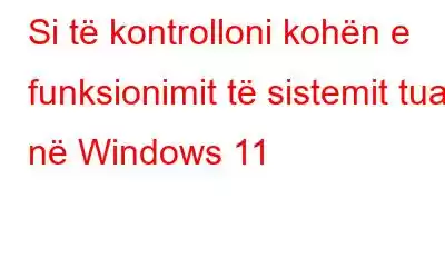 Si të kontrolloni kohën e funksionimit të sistemit tuaj në Windows 11