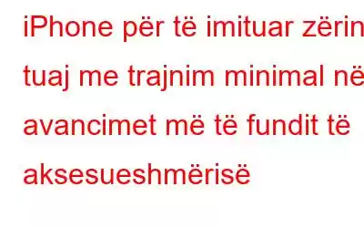 iPhone për të imituar zërin tuaj me trajnim minimal në avancimet më të fundit të aksesueshmërisë