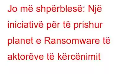 Jo më shpërblesë: Një iniciativë për të prishur planet e Ransomware të aktorëve të kërcënimit