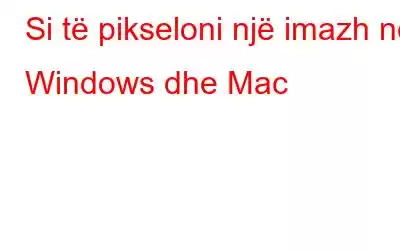 Si të pikseloni një imazh në Windows dhe Mac