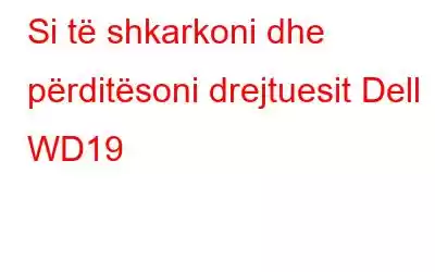 Si të shkarkoni dhe përditësoni drejtuesit Dell WD19