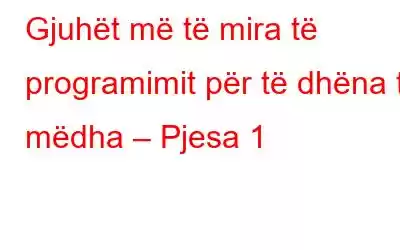 Gjuhët më të mira të programimit për të dhëna të mëdha – Pjesa 1