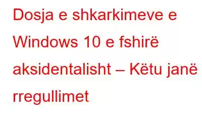 Dosja e shkarkimeve e Windows 10 e fshirë aksidentalisht – Këtu janë rregullimet