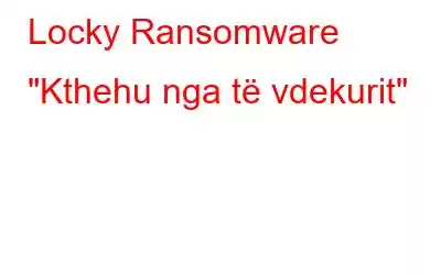 Locky Ransomware 