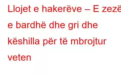 Llojet e hakerëve – E zezë, e bardhë dhe gri dhe këshilla për të mbrojtur veten