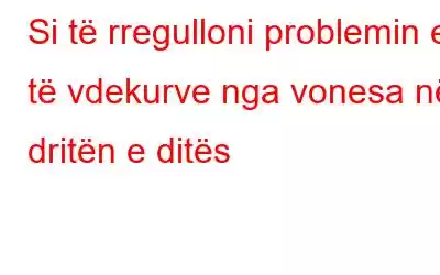 Si të rregulloni problemin e të vdekurve nga vonesa në dritën e ditës