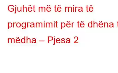 Gjuhët më të mira të programimit për të dhëna të mëdha – Pjesa 2