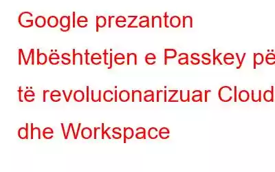 Google prezanton Mbështetjen e Passkey për të revolucionarizuar Cloud dhe Workspace