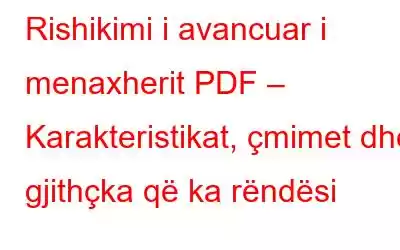 Rishikimi i avancuar i menaxherit PDF – Karakteristikat, çmimet dhe gjithçka që ka rëndësi