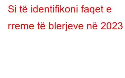 Si të identifikoni faqet e rreme të blerjeve në 2023