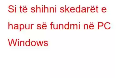 Si të shihni skedarët e hapur së fundmi në PC Windows