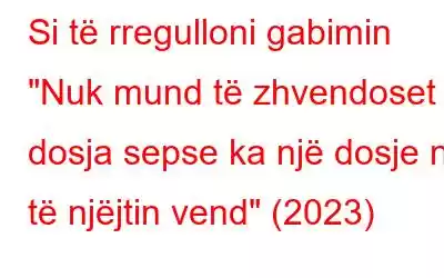 Si të rregulloni gabimin 