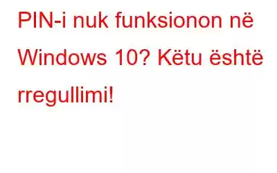 PIN-i nuk funksionon në Windows 10? Këtu është rregullimi!