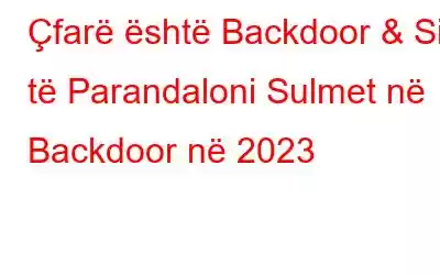 Çfarë është Backdoor & Si të Parandaloni Sulmet në Backdoor në 2023