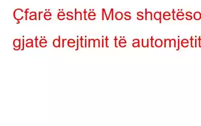 Çfarë është Mos shqetëso gjatë drejtimit të automjetit